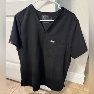 Black FIGS Catarina One-Pocket Scrub Top Size X-Large